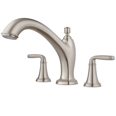 Northcott Double Handle Deck Mounted Roman Tub Faucet