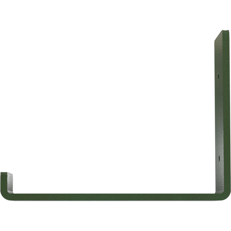 Hammered Gold Steel 6"x8" Urban Industrial Shelf Bracket