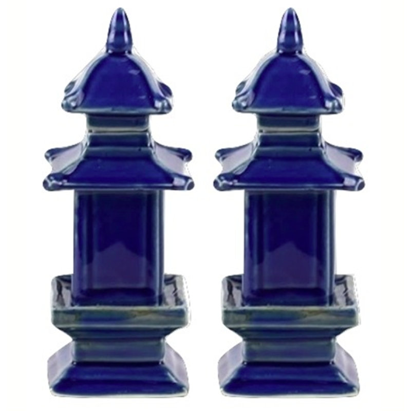 MINI PALE BLUE PAGODA, Navy