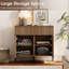 Armoire d'appoint 31,5 po avec 2 portes et tablettes réglables Union Rustic-121600661