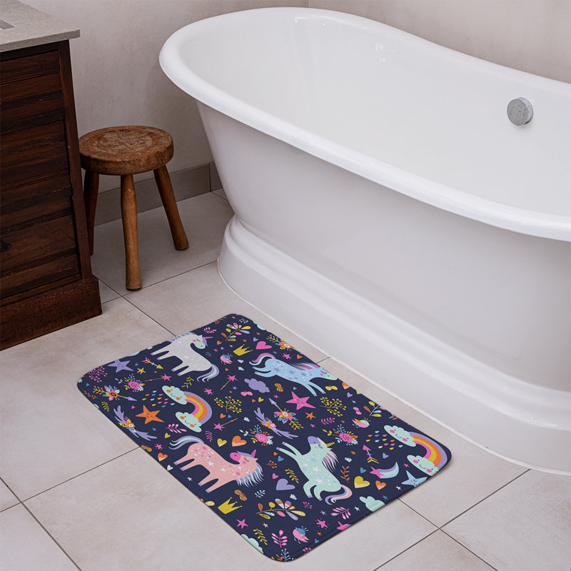 Dorethia Non-Slip Bath Rug