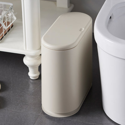 Plastic Touch Top Waste Baskets - 2.1 Gallons