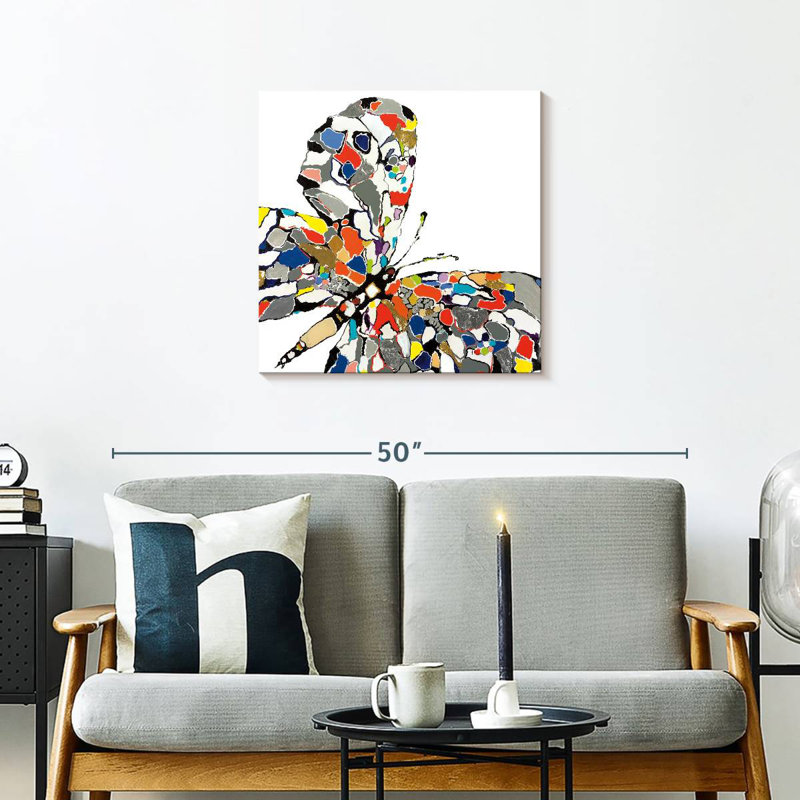 Crowle Papillon, 24" H x 24" W