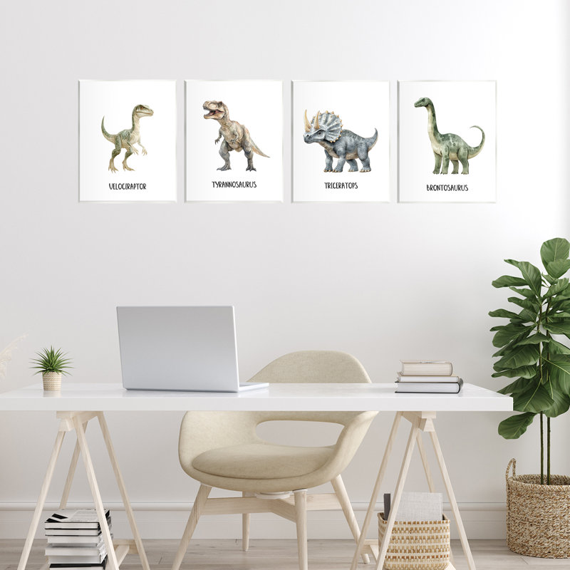 «Meet The Dinosaurs», plaque murale, design par Christine Simpson Art