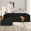 Canapé modulaire à assise profonde avec chaise longue et mousse à mémoire de forme 106 po-125557296-125557298