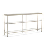 Vienna Low Bookcase W/ Glass Top