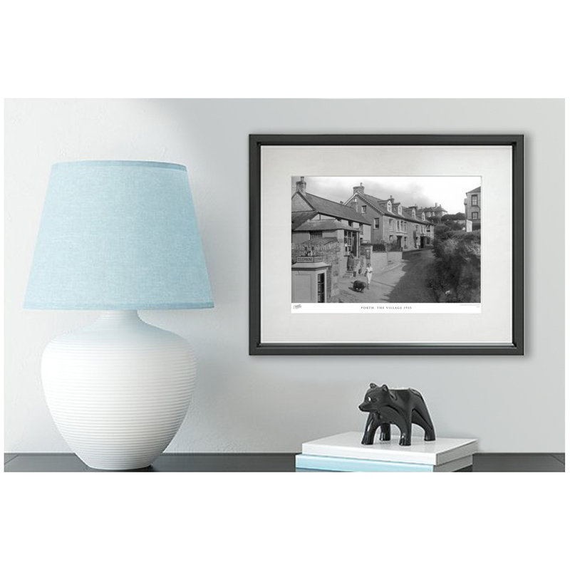 Porth, The Village 1935 - Single Picture Frame Print, 28cm H x 36cm W x 2.3cm D