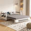 2 Seater Linen Blend Sofa Bed