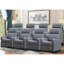 Fauteuil individuel de cinéma maison moderne à massage doux de 65 cm de large avec télécommande
