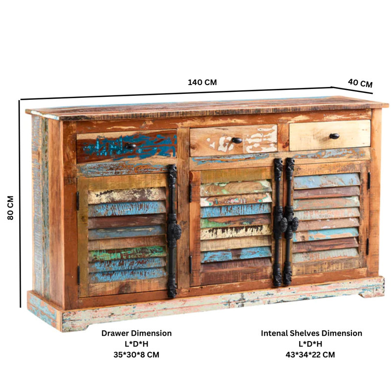 Zennia 140cm Sideboard