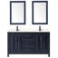 Daria 72" Double Bathroom Vanity Set with Mirror-388993178-388993187-361335279
