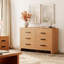 Ensemble de commode et table de chevet 3 pièces pour chambre à coucher-603553671