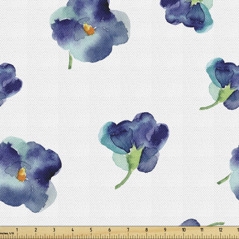 Tissu floral Ambesonne, l 58 po x L 108 po