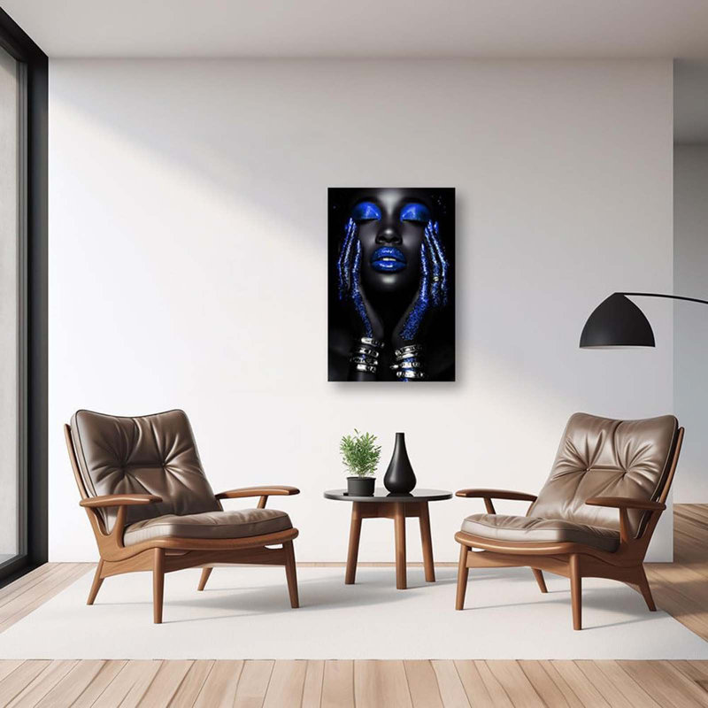 Wrapped Canvas Print, Blue