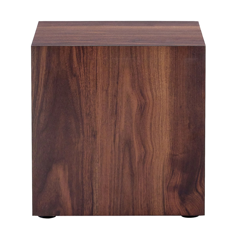 Walnut Wood Grain Coffee Table 16X16x16 Inches - Make Your Home Stand Out 16*16*16 Inch In Create An Elegant Environment