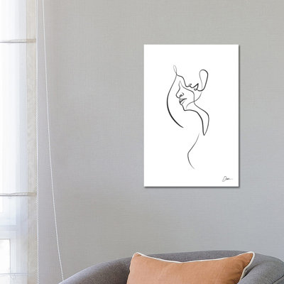 Eros No 4 by Dane Khy - Wrapped Canvas Print