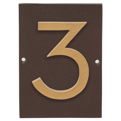 Plaque murale rectangulaire