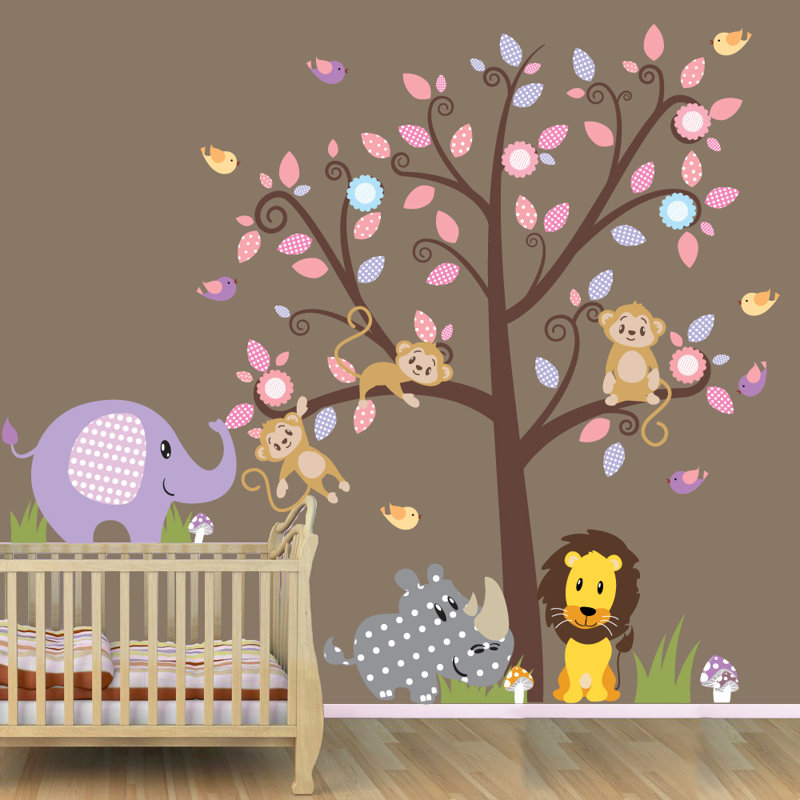 Landscape & Nature Non-Wall Damaging Wall Decal, Scheme C