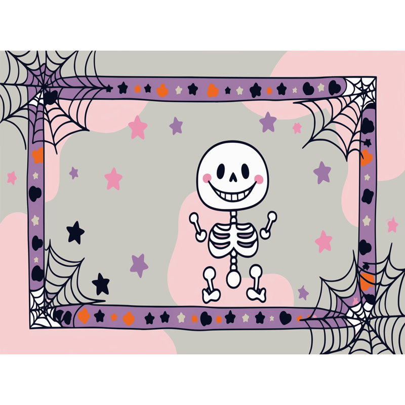 Tapis de vacances d'Halloween The Holiday Aisle®, Rectangle 5 pi x 7 pi