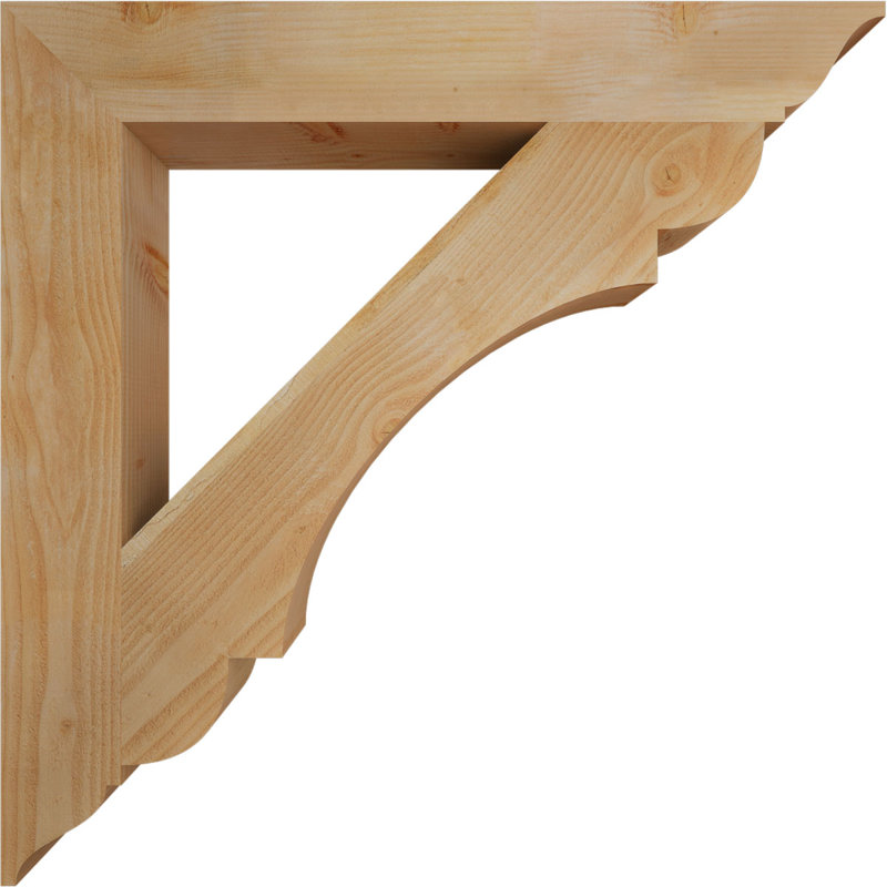 Support olympique traditionnel, H 44 po x l 5,5 po x P 44 po, Douglas (brut)