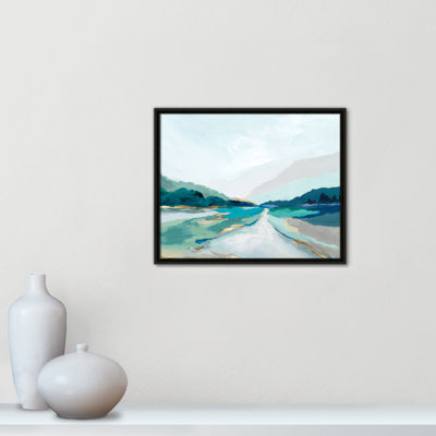 Hope Creek - Blue Version Print by Isabelle Z