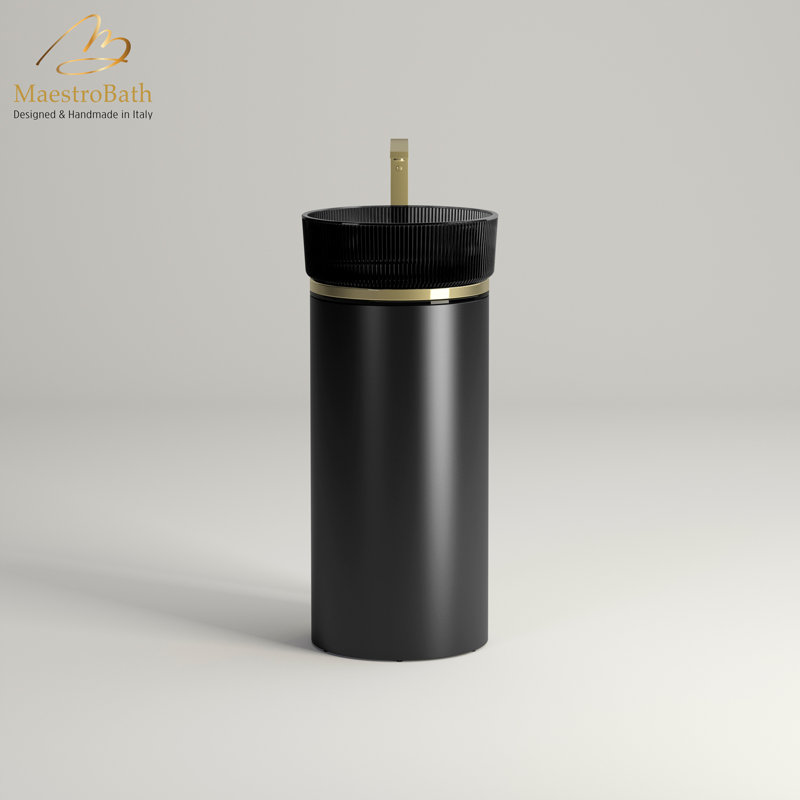 Cavallo 15.7'' W Single Vanity, Black