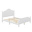 Cadre de lit grand avec tête de lit, cadre de lit en bois antique-122527218