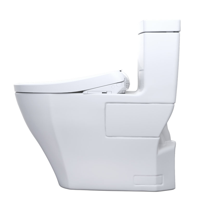 Aimes® 1.28 GPF Auto Flush Elongated Floor Mounted S7A One-Piece Toilet (Seat Included)
