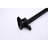 Matte Black Stainless Steel Tub Faucet With Handheld Shower And Waterfall Feature - High Flow, Rust & Corrosion , Freestanding For A Peaceful Bathroom Filler Steel, Spout, Modern-118088704