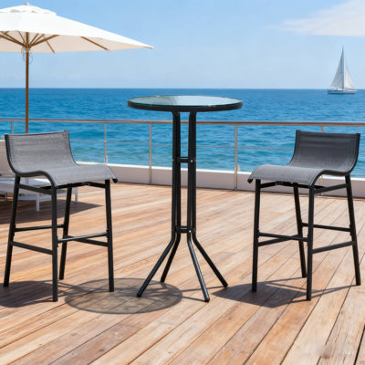 Ensemble bistro 3 pièces pour terrasse, bistro et repas de fin de semaine