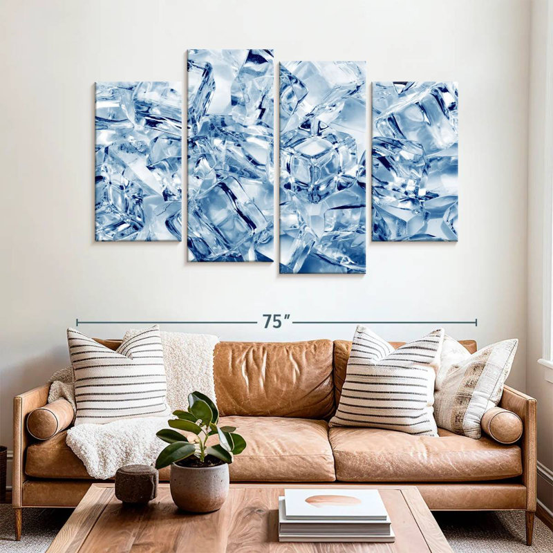Arney Ice Cubes Abstract, 42" H x 68" W