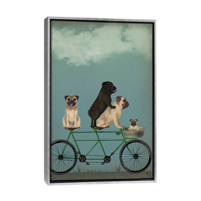«Pug Tandem» - Imprimé