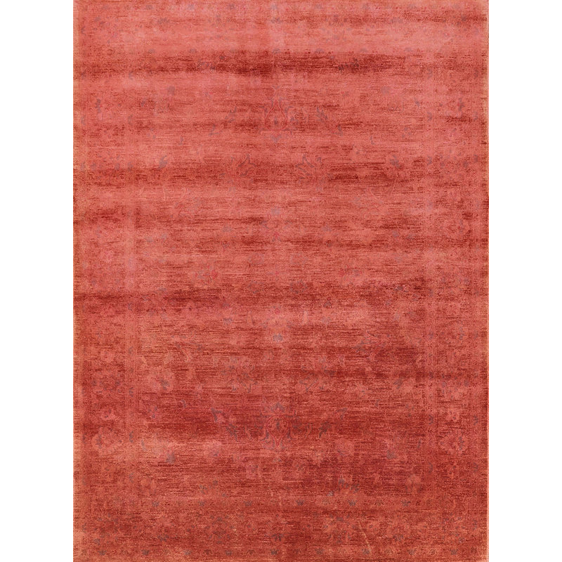 Tapis oriental rouge / ivoire Iacovelli, Rectangle 2 pi x 4 pi