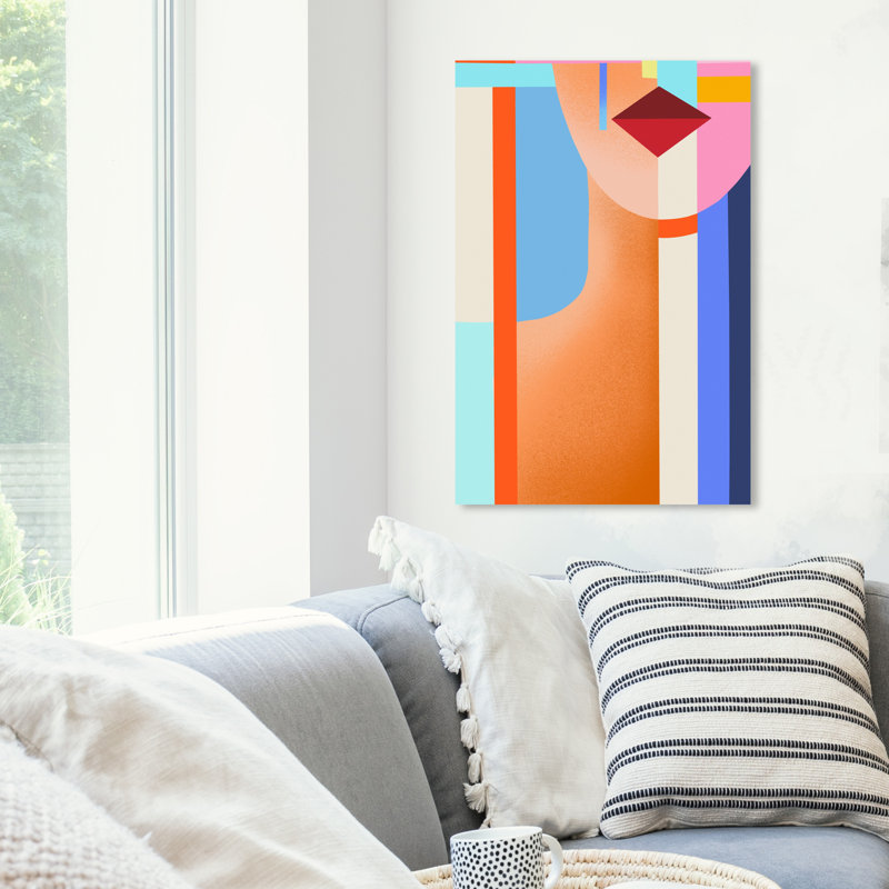Abstract Shaped Lady III Print, Wrapped Canvas, 54" H x 36" W