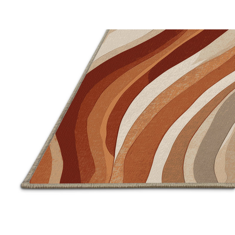 Amber Tides Rug, Square 8'
