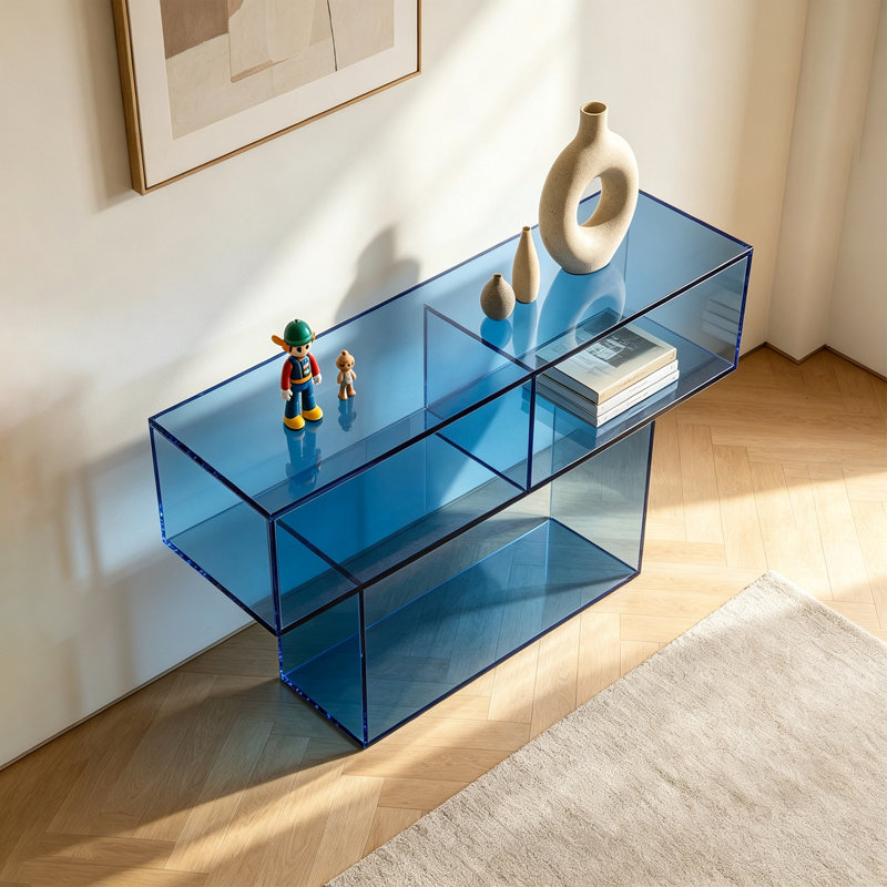 Console Eco Blue, H 25,59 po x l 35,43 po x P 11,81 po
