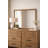 Haislynn Organic Modern 42"W Dresser Mirror — Hickory Veneer Frame