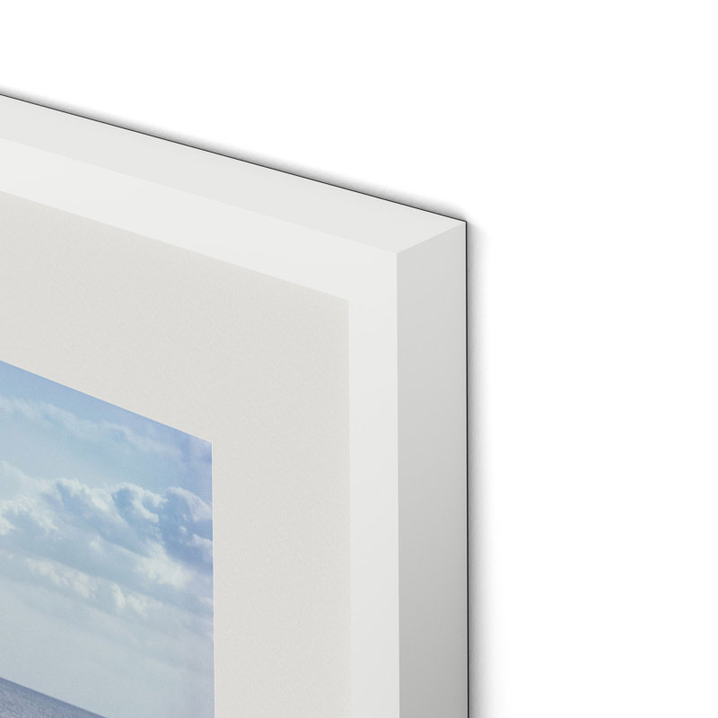 Rockaway Beach Print by Barbara Alper, H 24" x W 32", White Maple
