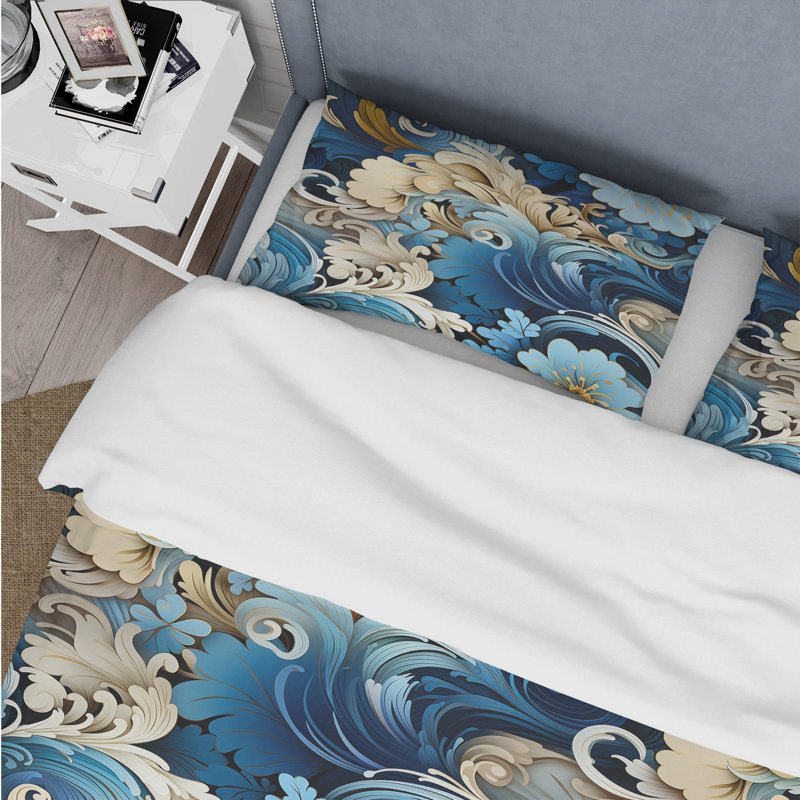 Ethnic Charm Paisley Pattern III Bedding, Housse de couette pour très grand lit et 2 très