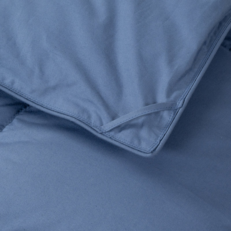  Édredon en duvet synthétique moyen C104, Édredon grand, Bleu denim
