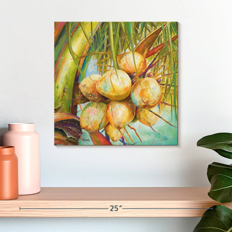 Harnek Patricia's Coconuts I, 16" H x 16" W