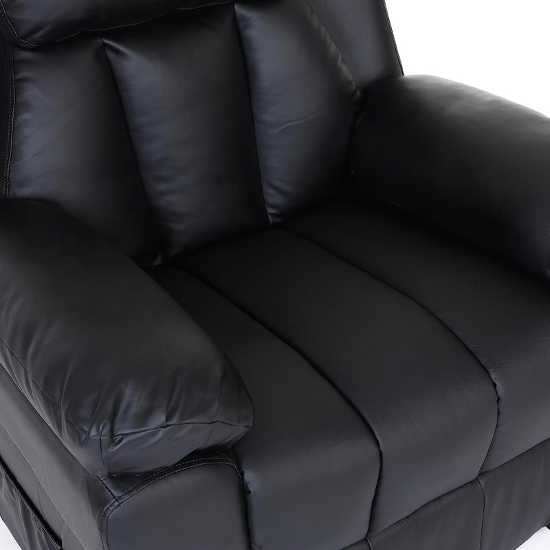 Faux Leather Heated Massage Chair