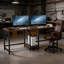 Dual Workstation (Not Include Stools)-1879006602