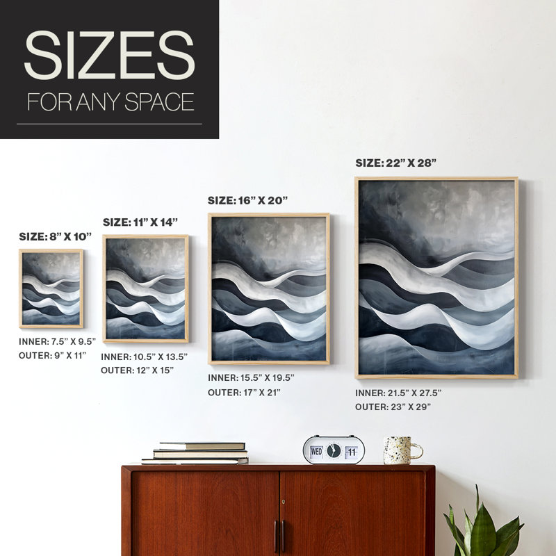 NAUTICAL Series CCXXI, reproduction encadrée - bois massif, H 11 po x l 9 po