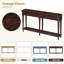 Console en couleur. Style rétro avec placage de pin rustique. 4 tiroirs et une tablette ouverte pour l'organisation. Structure en pin. Convient aux couloirs. Assemblage inclus et tablette. , En bois. 220 lb-130477662