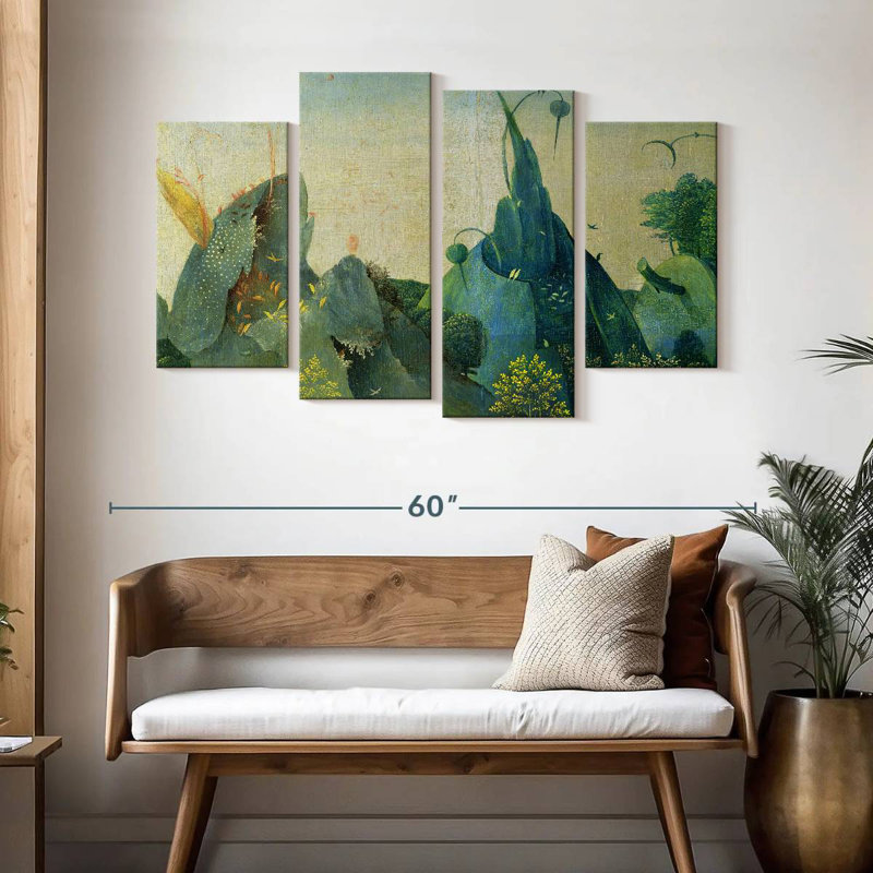 Kelan, le jardin des délices terrestres II, H 32 po x l 52 po