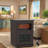 Infrared Quartz Space Heater With Remote Control, 1500W Electric Heater With 3 Heat Settings (750W/1500W/Eco), Timer Function, Overheat & Tip-Over Protection, Cool-Touch Exterior, Child Safety Lock For Home And Office
