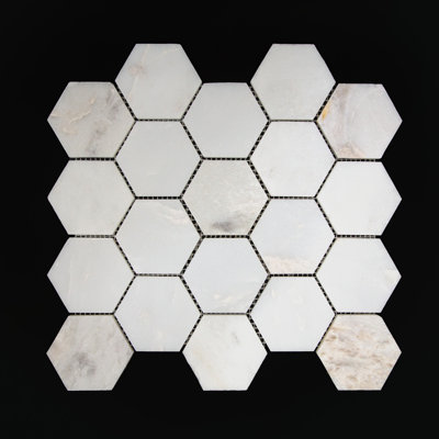 Polished Honeycomb Natural Mosaic Tile