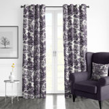 Au Village Toile Grommet Drapery Panels - Pair