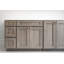 Armoire de meuble-lavabo à 6 tiroirs DL 48 po x H 34,5 po x P 21 po DL Cabinetry (prête à assembler) Shaker-124958735